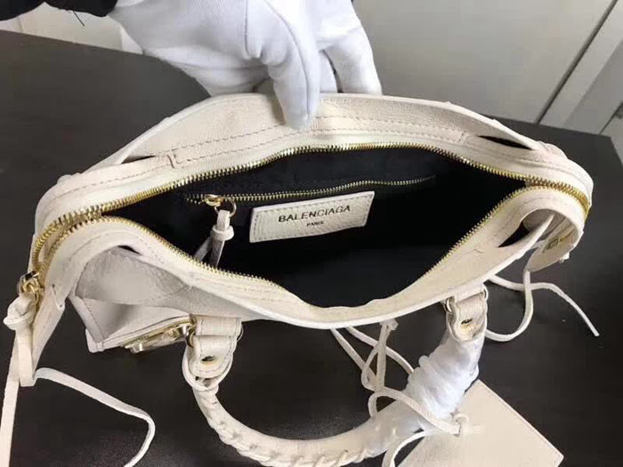 BALENCIAG巴黎世家 經典機車 原版山羊皮 包邊五金款 手提肩背斜挎包  BL1432